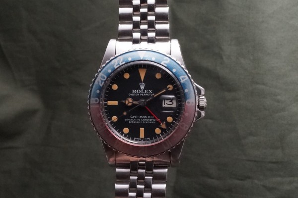 ロレックス GMTマスター Ref-1675 Matte Mark-4 Pumpkin Dial（RS-341／1975年)の詳細写真2枚目