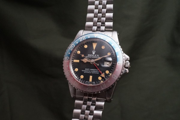 ロレックス GMTマスター Ref-1675 Matte Mark-4 Pumpkin Dial（RS-341／1975年)の詳細写真4枚目