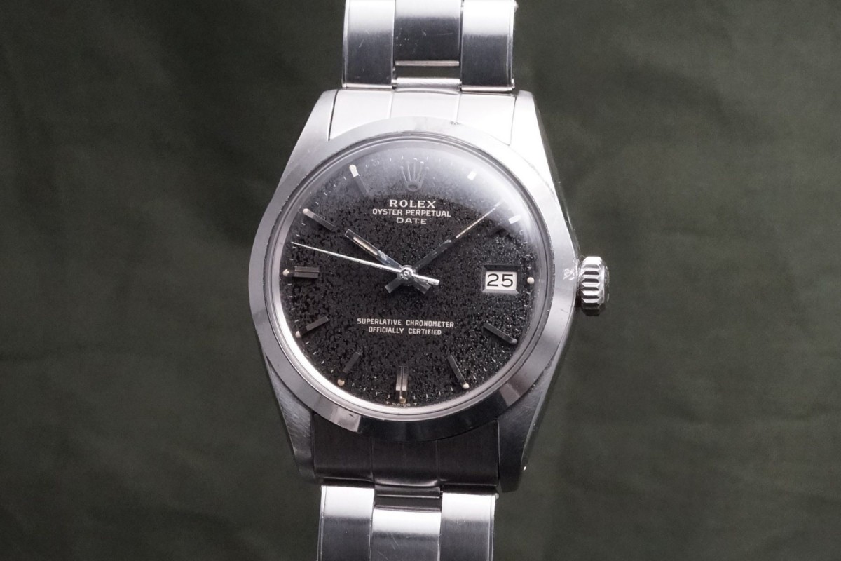 ロレックス OYSTER PERPETUAL -DATE- Ref-1500 Aging Gilt Dial(RO-318/1967年)