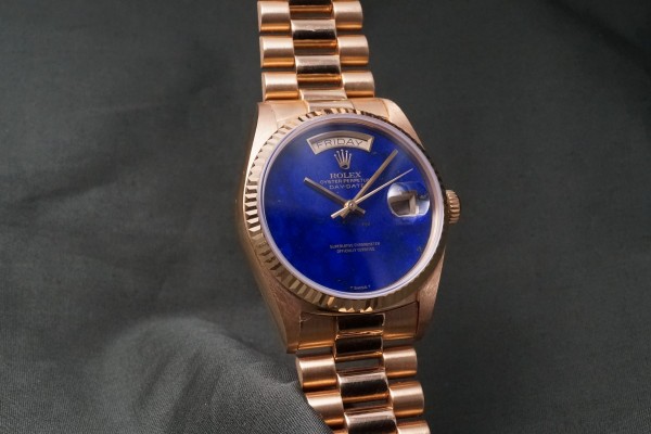 ロレックス デイデイト Ref-18038 LAPIS LAZULI DIAL（RD-154／1986年)の詳細写真2枚目