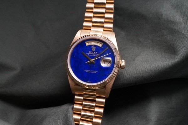 ロレックス デイデイト Ref-18038 LAPIS LAZULI DIAL（RD-154／1986年)の詳細写真3枚目