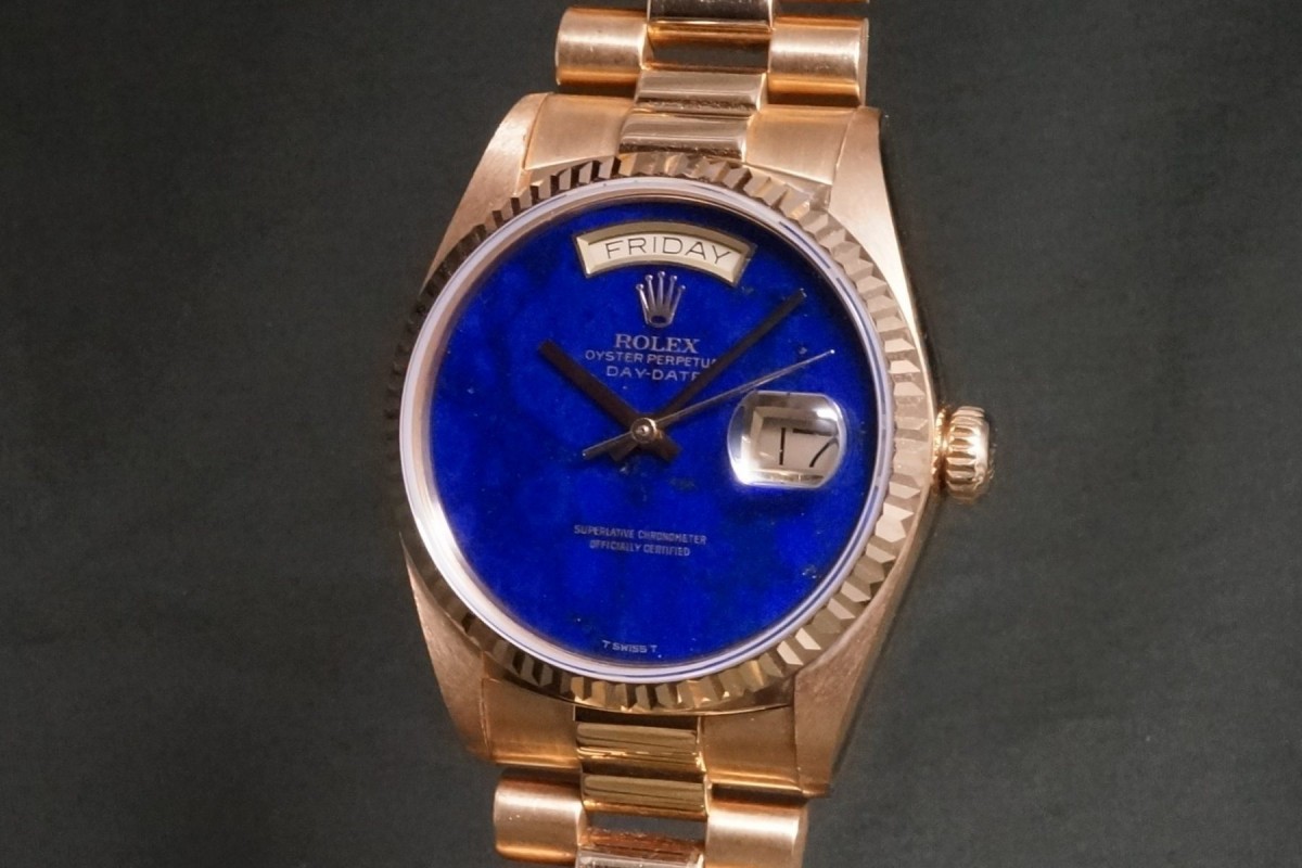 ロレックス デイデイト Ref-18038 LAPIS LAZULI DIAL(RD-154/1986年)