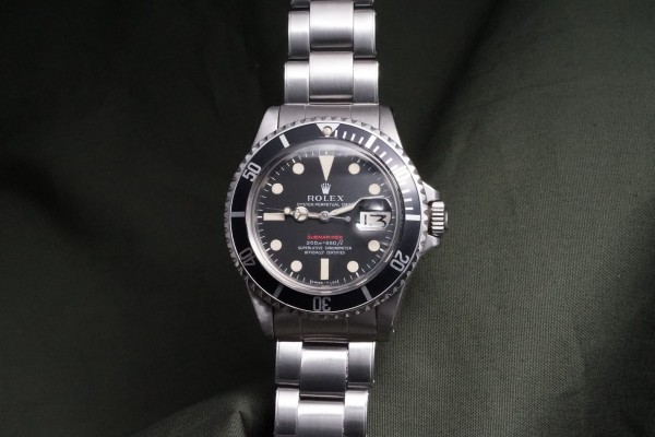 ロレックス  赤サブマリーナ Ref-1680 Mark-2 Dial（RS-346／1969年)の詳細写真4枚目