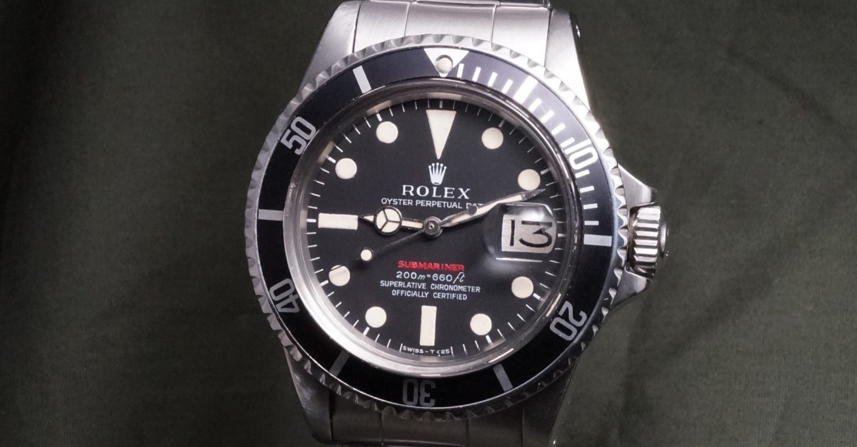 ロレックス 赤サブマリーナ Ref-1680 Mark-2 Dial（RS-346／1969