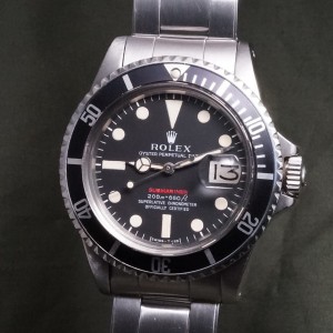 ロレックス  赤サブマリーナ Ref-1680 Mark-2 Dial