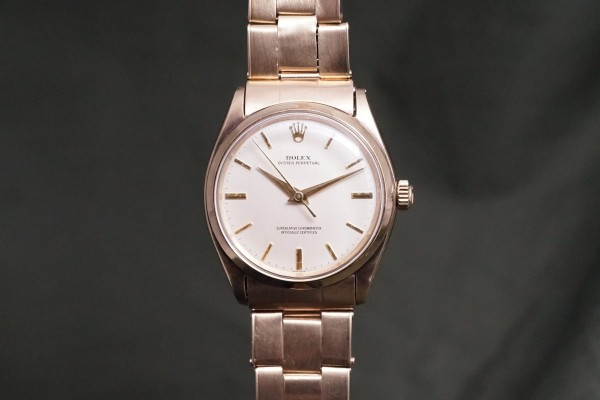 ロレックス OYSTER PERPETUAL Ref-1002 9KYG Cream Dial（RO-321／1961年)の詳細写真3枚目