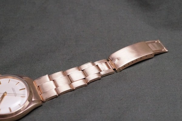 ロレックス OYSTER PERPETUAL Ref-1002 9KYG Cream Dial（RO-321／1961年)の詳細写真8枚目