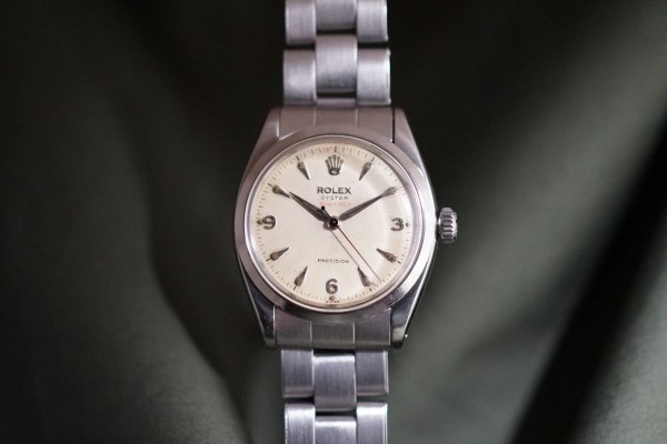 ロレックス OYSTER Ref-6422 EXPLORER Design Dial Red Depth（RO-322／1956年)の詳細写真3枚目