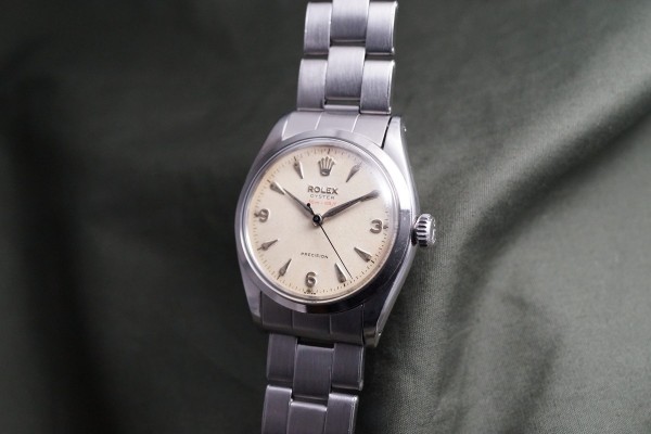 ロレックス OYSTER Ref-6422 EXPLORER Design Dial Red Depth（RO-322／1956年)の詳細写真4枚目