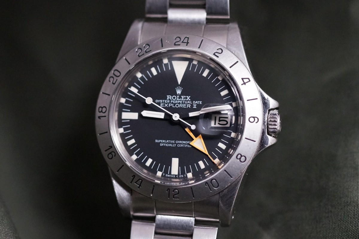 ロレックス EXPLORERⅡ Ref-1655 Mark-5 Dial & Mark-4 Bezel(RO-347/1982年)