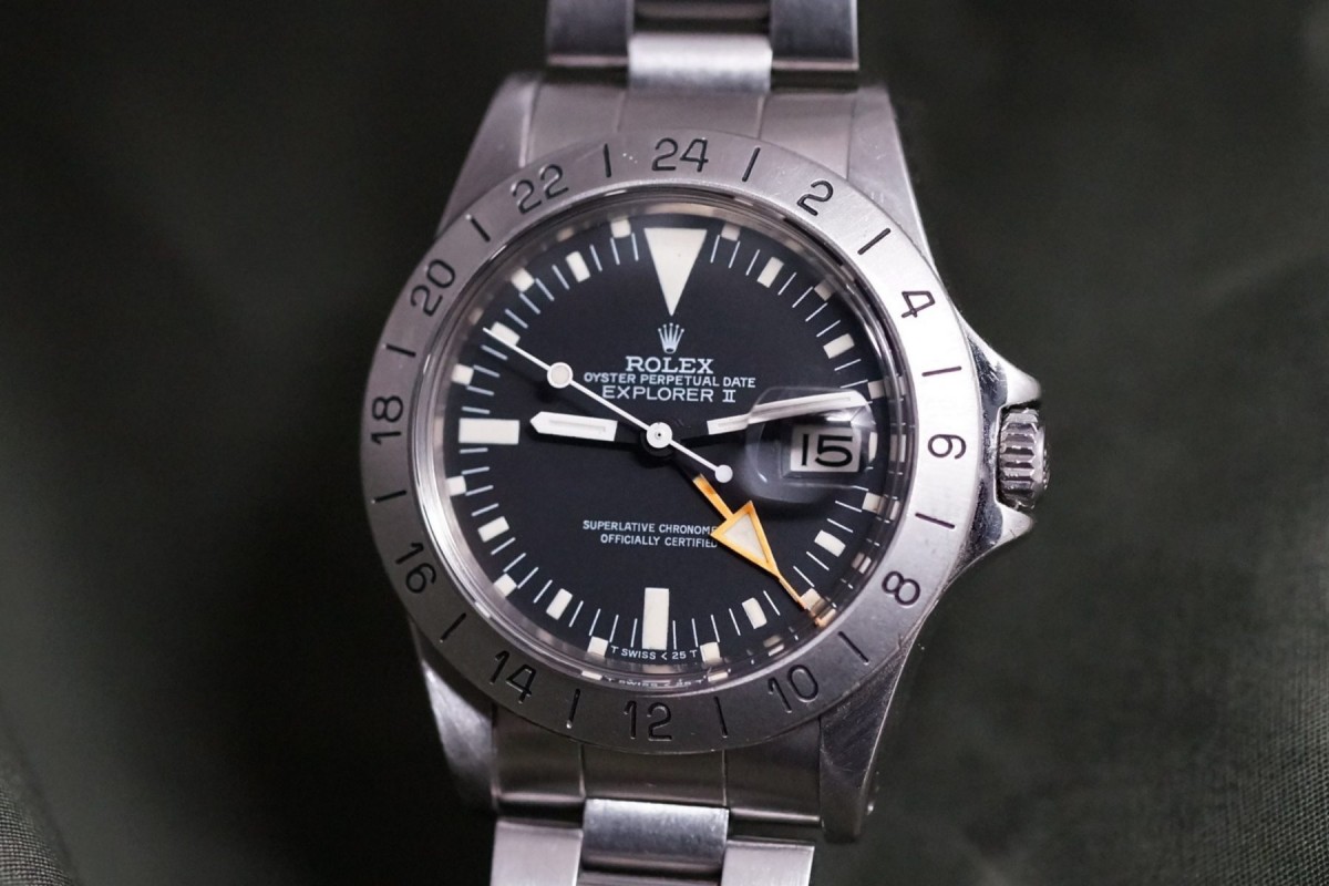 ロレックス EXPLORERⅡ Ref-1655 Mark-5 Dial & Mark-4 Bezel(RO-347/1982年)