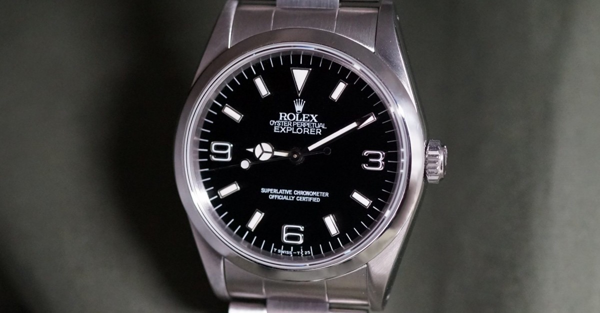 リール HIRO MEN ロレックス EXPLORER Ref-14270 Ser-X（RD-156／1991年