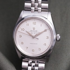 ロレックス Air-King Ref-5500 All Arabic Cream Dial