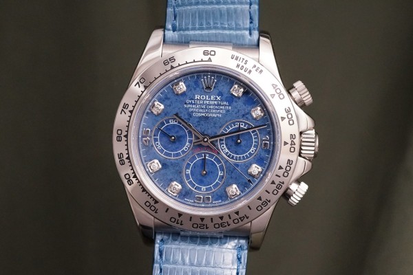 ロレックス デイトナ Ref-16519 Sir-A SODALITE DIAL GUARANTEE（RD-160／1999年)の詳細写真1枚目