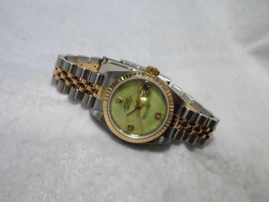 レディース ロレックス Ref.79173 SS/YG Green Jade Dial（LR-85／2001年)の詳細写真2枚目