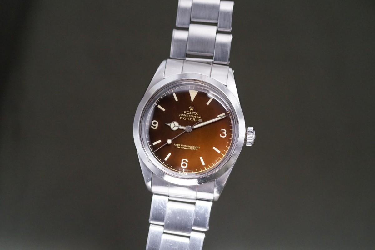 ロレックス EXPLORER Ref-1016 Chapterring Tropical Gilt Dial