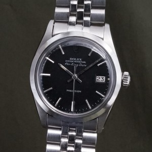 ロレックス Air-King-Date Ref-5700 Black Dial Rare!
