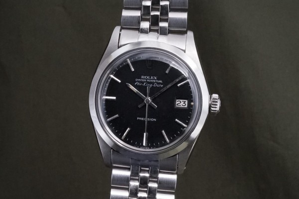 ロレックス Air-King-Date Ref-5700 Black Dial Rare!（RO-295／1970年)の詳細写真1枚目