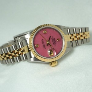 レディース ロレックス Ref.69173 SS/YG Pink Jade Dial