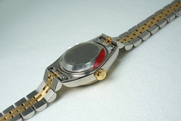 レディース ロレックス Ref.69173 SS/YG Pink Jade Dial（LR-86／1997年)の詳細写真7枚目