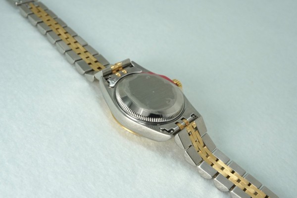 レディース ロレックス Ref.69173 SS/YG Pink Jade Dial（LR-86／1997年)の詳細写真8枚目