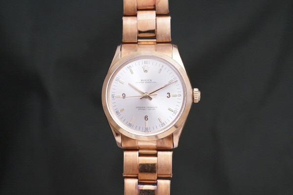 ロレックス OYSTER PERPETUAL Ref-1002/7 14KYG Cream Dial（RO-323／1966年)の詳細写真3枚目