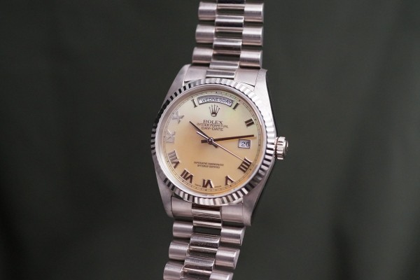 ロレックス デイデイト 18239 Sir-T SHELL DIAL（RD-157／1996年)の詳細写真4枚目