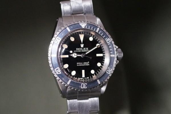 ロレックス サブマリーナ Ref-5513 Bart Simpson Gilt/Gloss Dial（ロレックスRS-351／1967年)の詳細写真3枚目