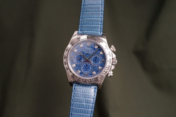 ロレックス デイトナ Ref-16519 Sir-A SODALITE DIAL GUARANTEE（RD-160／1999年)の詳細写真4枚目
