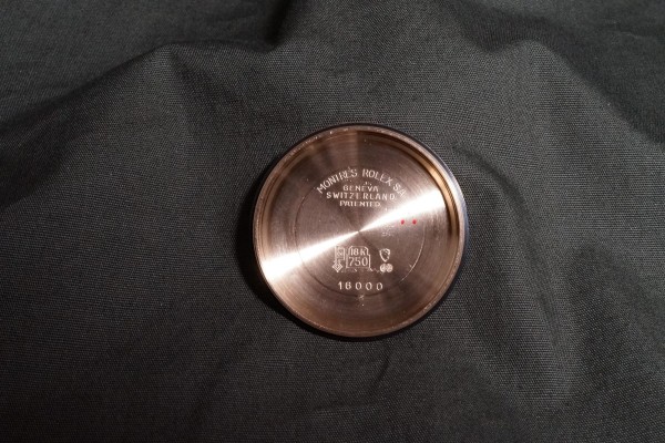 ロレックス DATE‐JUST 16018 18KYG BOILER GAUGE DIAL（RD-161／1979年)の詳細写真10枚目