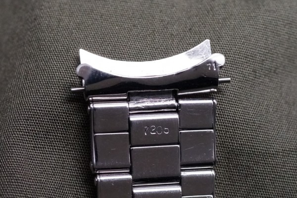 ロレックス SS BRACELET 7205 FF71 FULL PIECES（ブレス33／1964年)の詳細写真5枚目