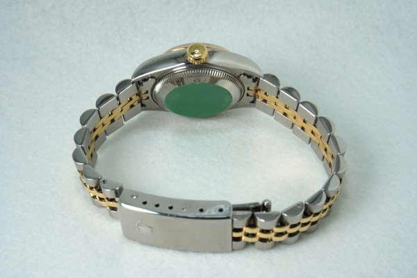 レディース ロレックス Ref.69173 SS/YG Blue Jade Dial（LR-87／2135)の詳細写真4枚目