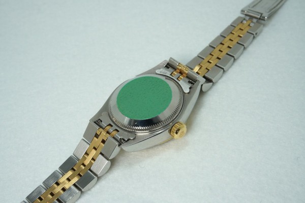 レディース ロレックス Ref.69173 SS/YG Blue Jade Dial（LR-87／2135)の詳細写真7枚目