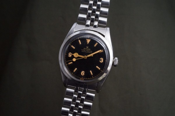 ロレックス EXPLORER Ref-6150 1st generation（RS-381／1953年)の詳細写真2枚目