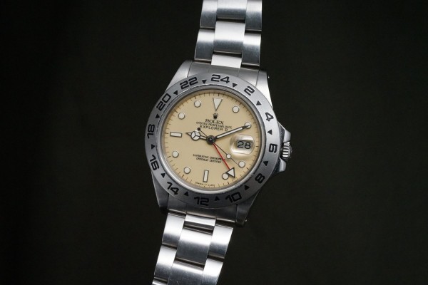 ロレックス EXPLORERⅡ Ref-16550 IVORY CENTER SPLIT DIAL FULLSET（RD-178／1986年)の詳細写真2枚目