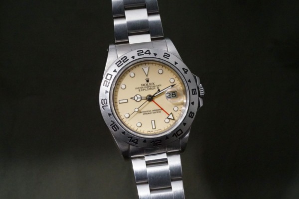 ロレックス EXPLORERⅡ Ref-16550 IVORY CENTER SPLIT DIAL FULLSET（RD-178／1986年)の詳細写真4枚目