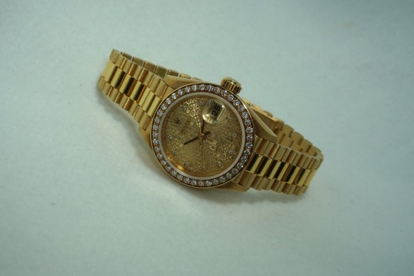 レディース ロレックス 69138G 18kyg  Diamond  Bezel&Index（LR-91／1991年)の詳細写真2枚目