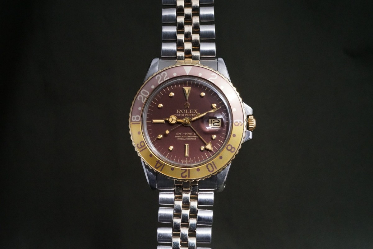 ロレックス GMTマスター Ref-1675/3 Brown Nipple Dial Garantie（RS