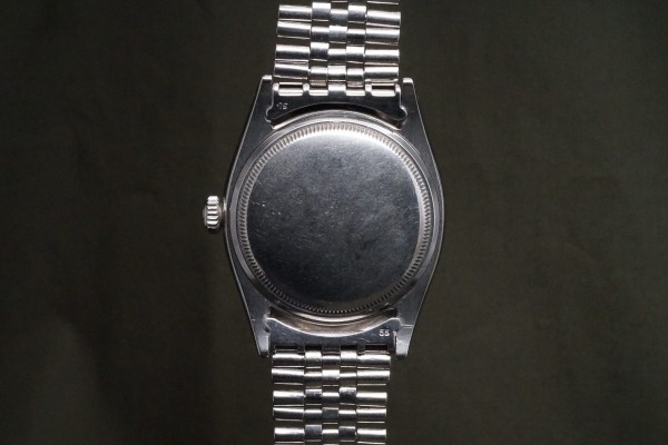 ロレックス デイトジャスト Ref-6305-1 Red デイトジャスト Honeycomb Dial（RO-01／1955年)の詳細写真6枚目