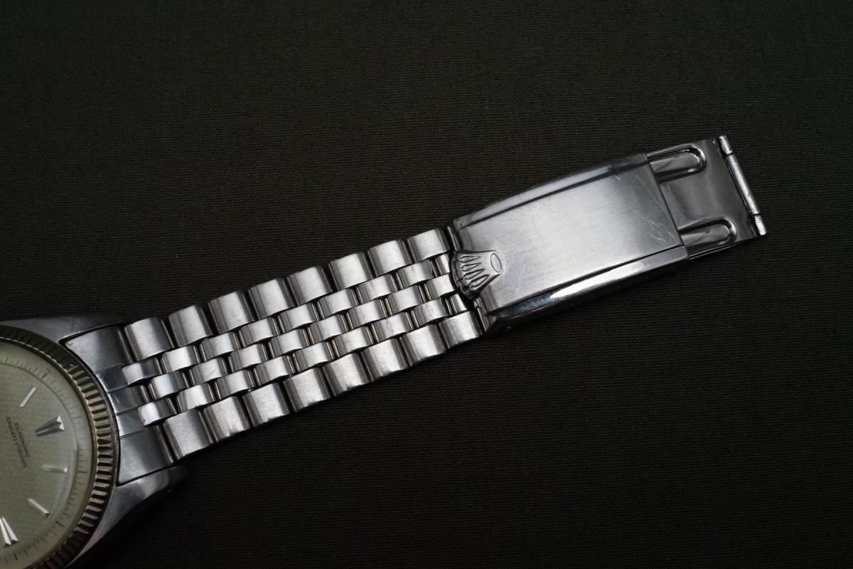 ロレックス デイトジャスト Ref-6305-1 Red デイトジャスト Honeycomb 
