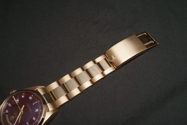 ロレックス デイデイト Ref-1802/8 Red Stella Dial（RO-343／1976年)の詳細写真8枚目