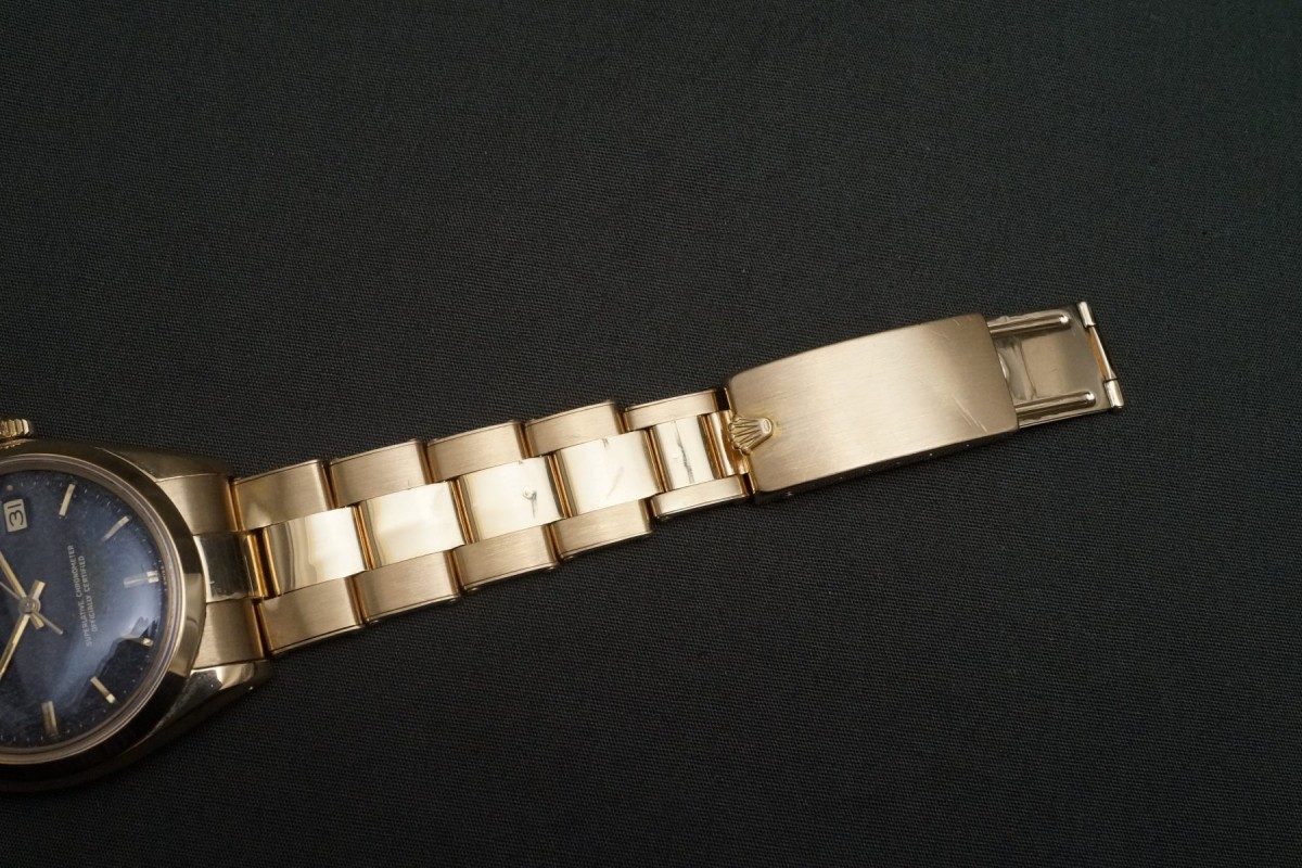 ロレックス OYSTER PERPETUAL -DATE- Ref-1500/8 Aging Gilt Dial（RO