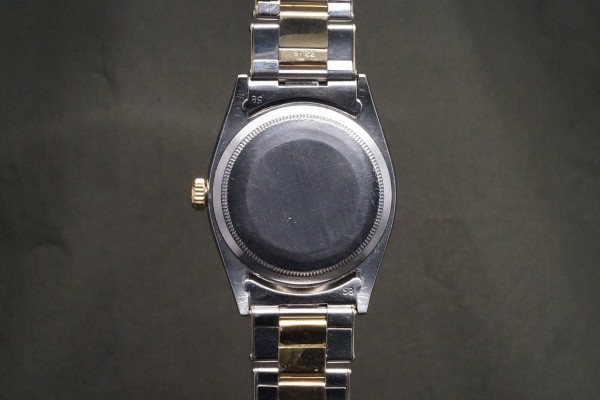 ロレックス デイトジャスト Ref-6609 Thunderbird Black Gilt Dial（RO-349／1959年)の詳細写真6枚目