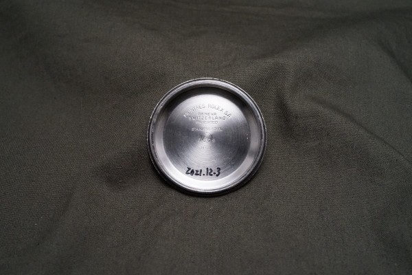 ロレックス デイトジャスト Ref-6609 Thunderbird Black Gilt Dial（RO-349／1959年)の詳細写真9枚目