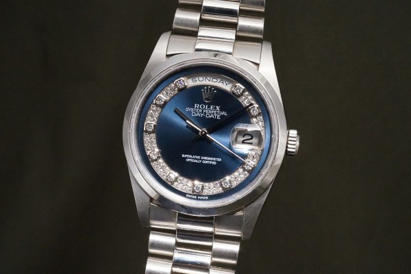 ロレックス デイデイト Ref-18206 MYRIAD DIAL GUARANTEE（RD-190／1999年)の詳細写真1枚目