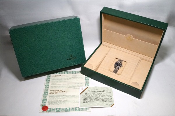 ロレックス デイデイト Ref-18206 MYRIAD DIAL GUARANTEE（RD-190／1999年)の詳細写真11枚目