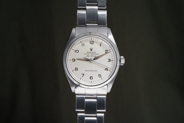 ロレックス Air-King Ref-5500 All Arabic Cream Dial（RO-289／1962年)の詳細写真3枚目