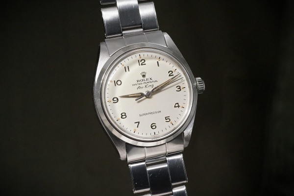 ロレックス Air-King Ref-5500 All Arabic Cream Dial（RO-289／1962年)の詳細写真4枚目