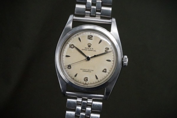 ロレックス OYSTER PERPETUAL Ref-6028 Full バブルバック Rare!（RO-358／1952年)の詳細写真1枚目
