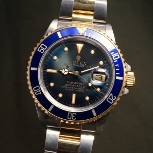 ロレックス サブマリーナ Ref-16803 BLUE DIAL FULLSET